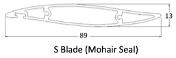 aluminium plantation shutter s blade