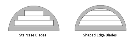 staircase blades for plantation shutters