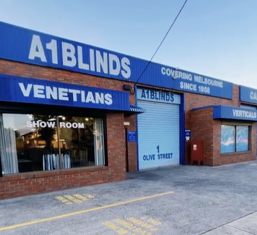 A1 Blinds shop front 