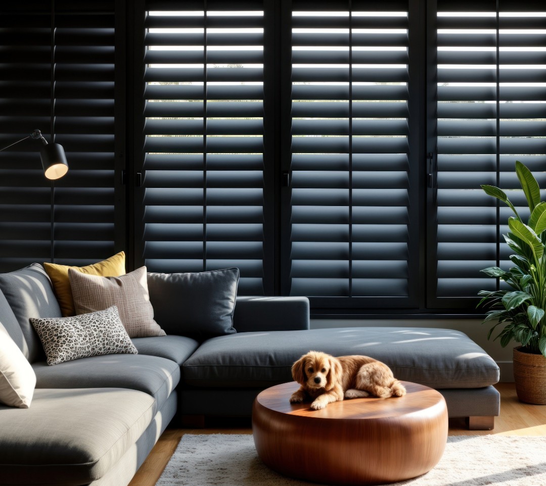 Indoor blinds Melbourne living room insulation
